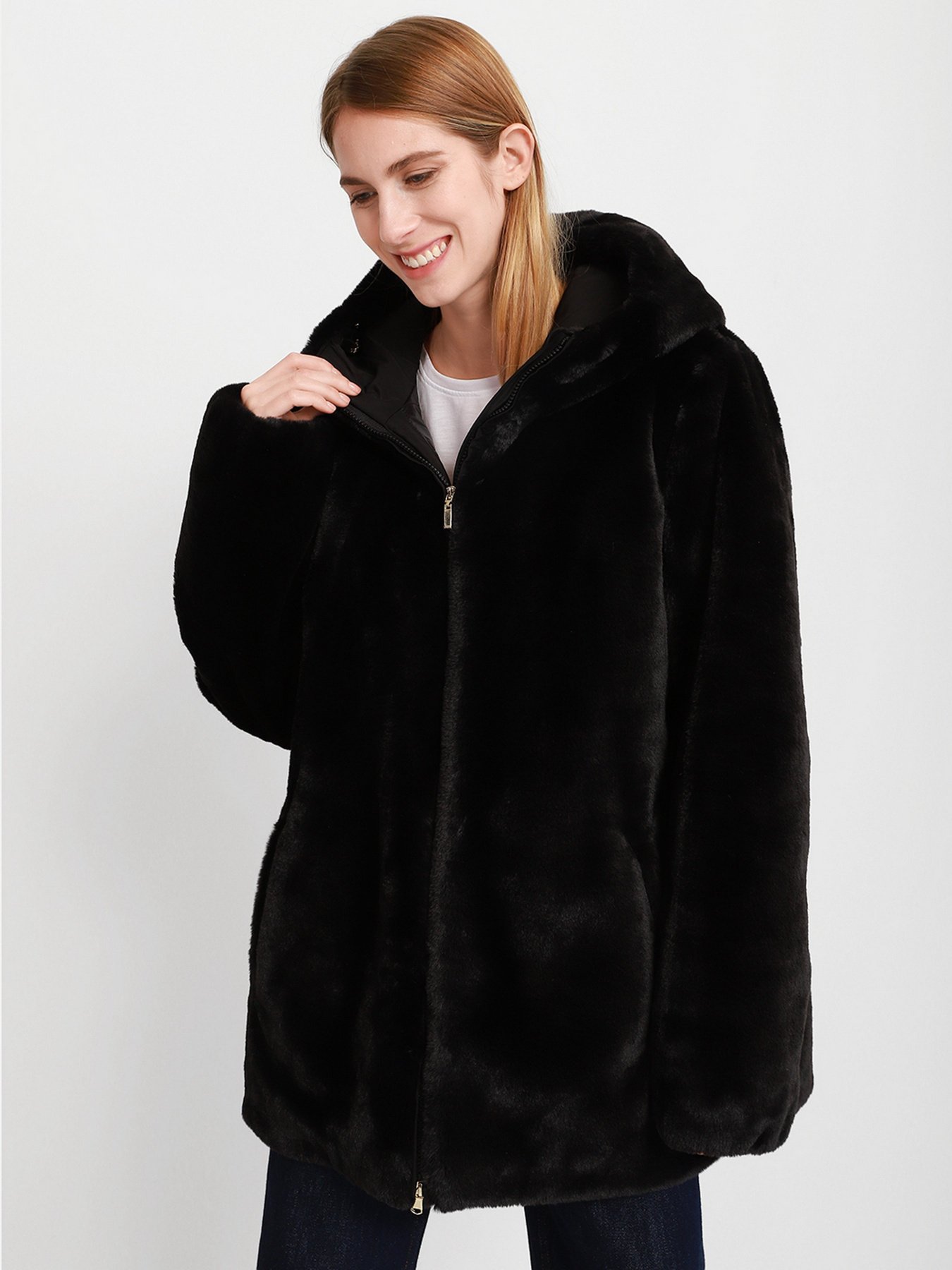 Шуба Geox Solid модель W0415G-T2662-F9000 Фото