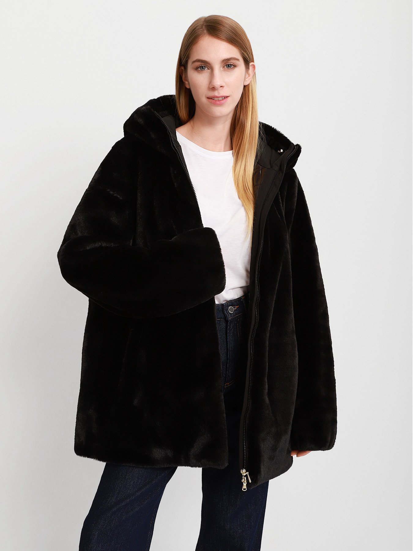 Шуба Geox Solid модель W0415G-T2662-F9000 Фото