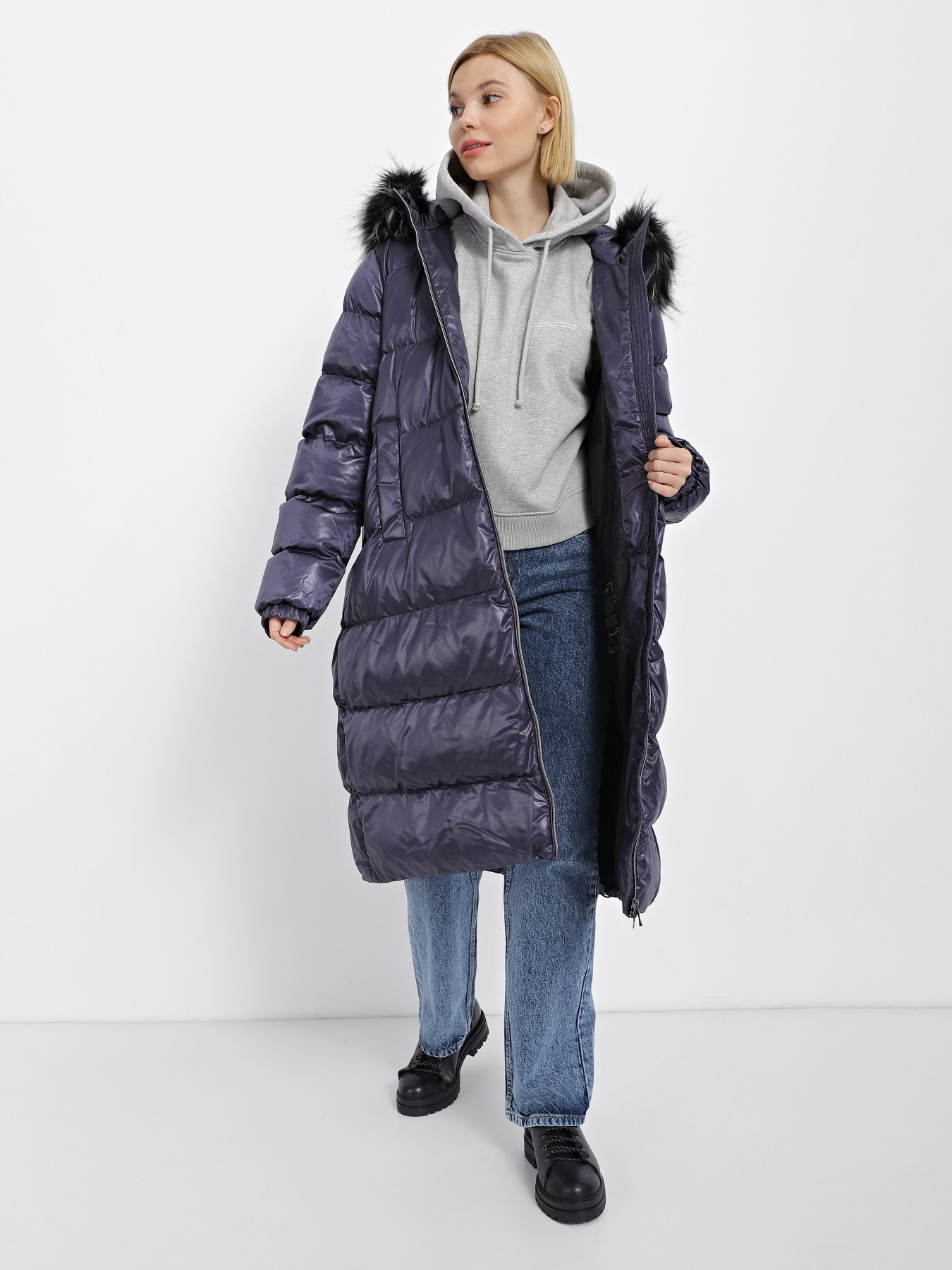 Зимняя куртка Geox Becksie модель W2628H-T2843-F4569 Зимняя куртка Geox Becksie модель W2628H-T2843-F4569 Фото