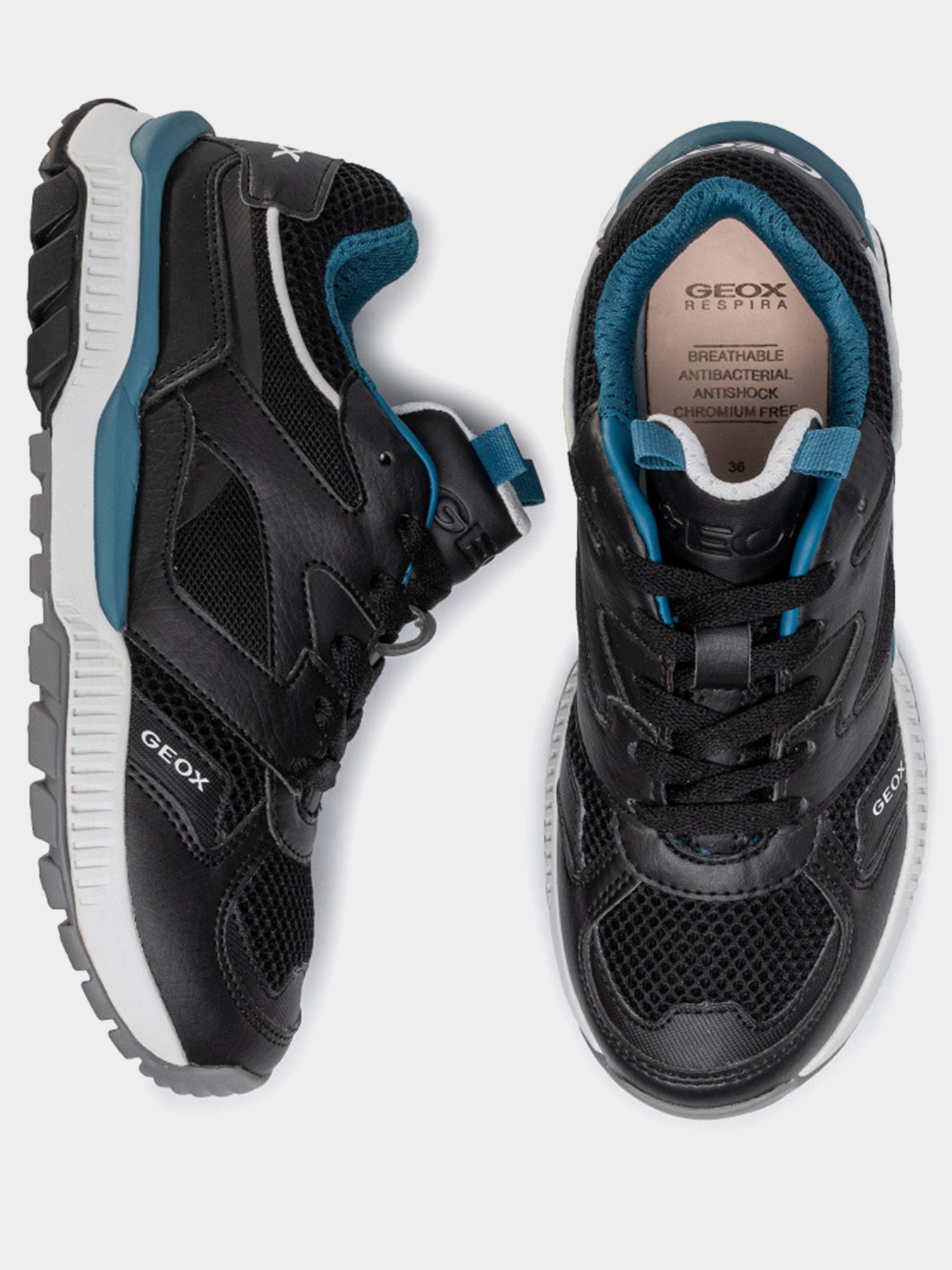 Кроссовки повседневные Geox J Tuono B. модель J02AXC-014BU-C9269 Фото