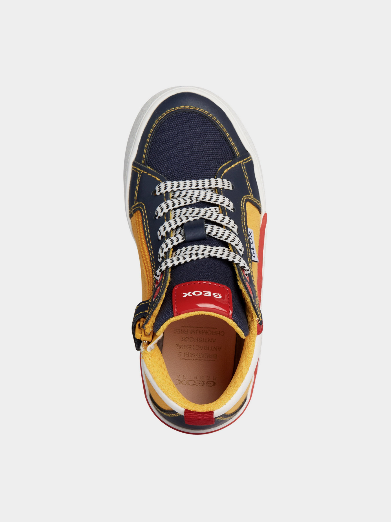 Кеды высокие Geox Alphabeet модель J35HLF-01054-C2117 Кеды высокие Geox Alphabeet модель J35HLF-01054-C2117 Фото