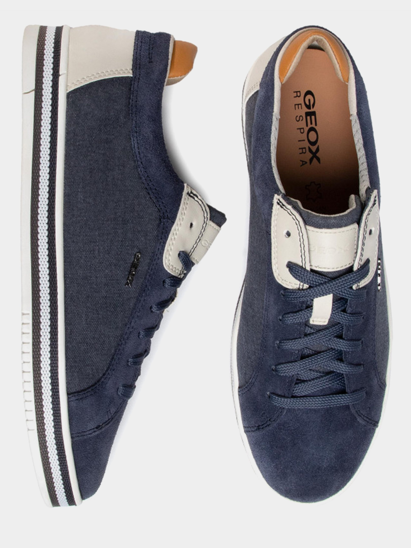 Кеды низкие Geox Eolo модель U028RA-022NB-C4005 Фото