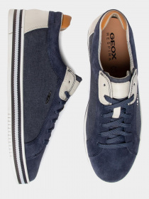 Кеди низькі Geox Eolo модель U028RA-022NB-C4005 Кеди низькі Geox Eolo модель U028RA-022NB-C4005 Фото