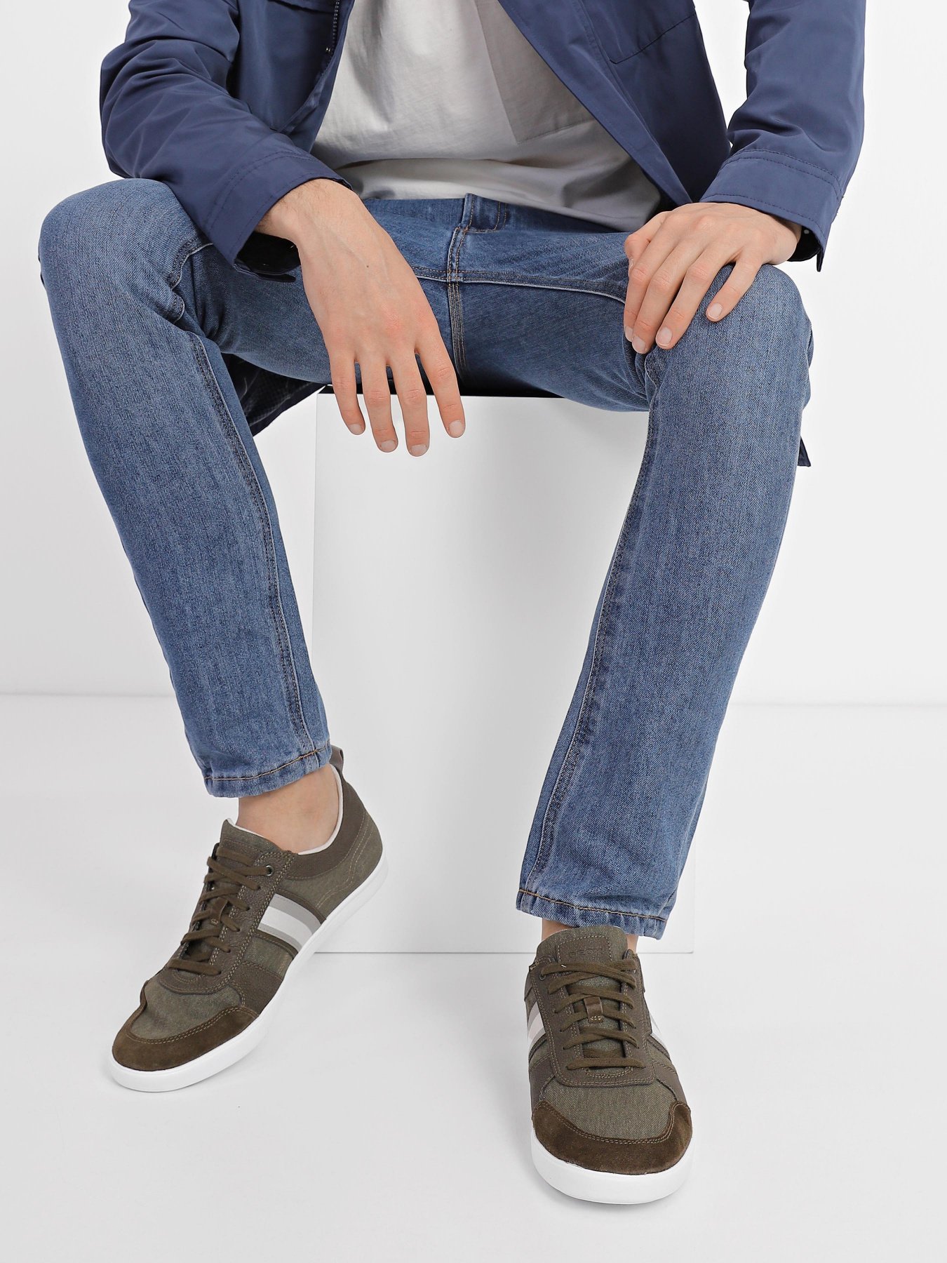 Кеды низкие Geox WALEE модель U352CB-010EK-C3704 Фото