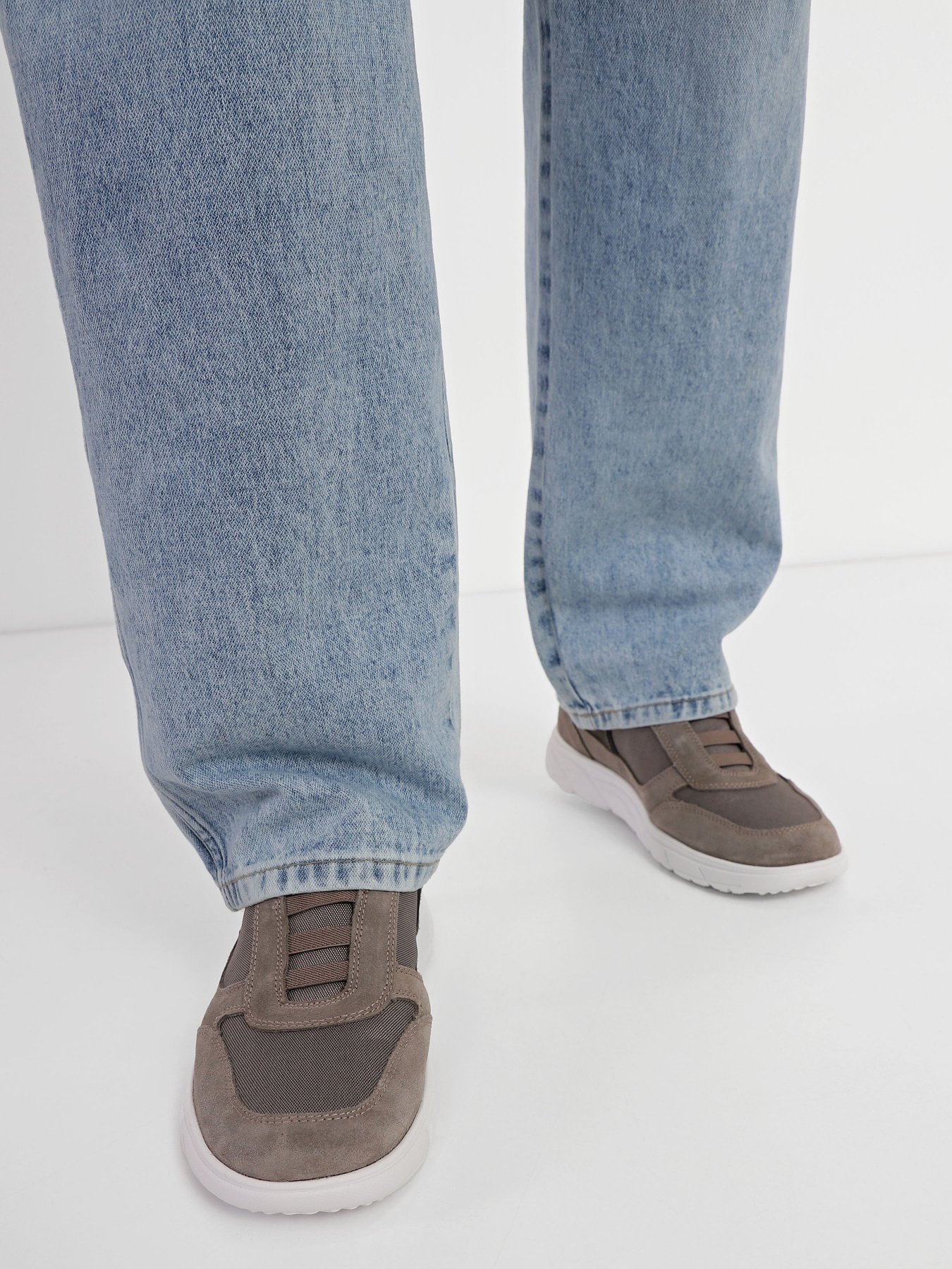 Кроссовки повседневные Geox Portello модель U35E1B-02211-C1018 Кроссовки повседневные Geox Portello модель U35E1B-02211-C1018 Фото