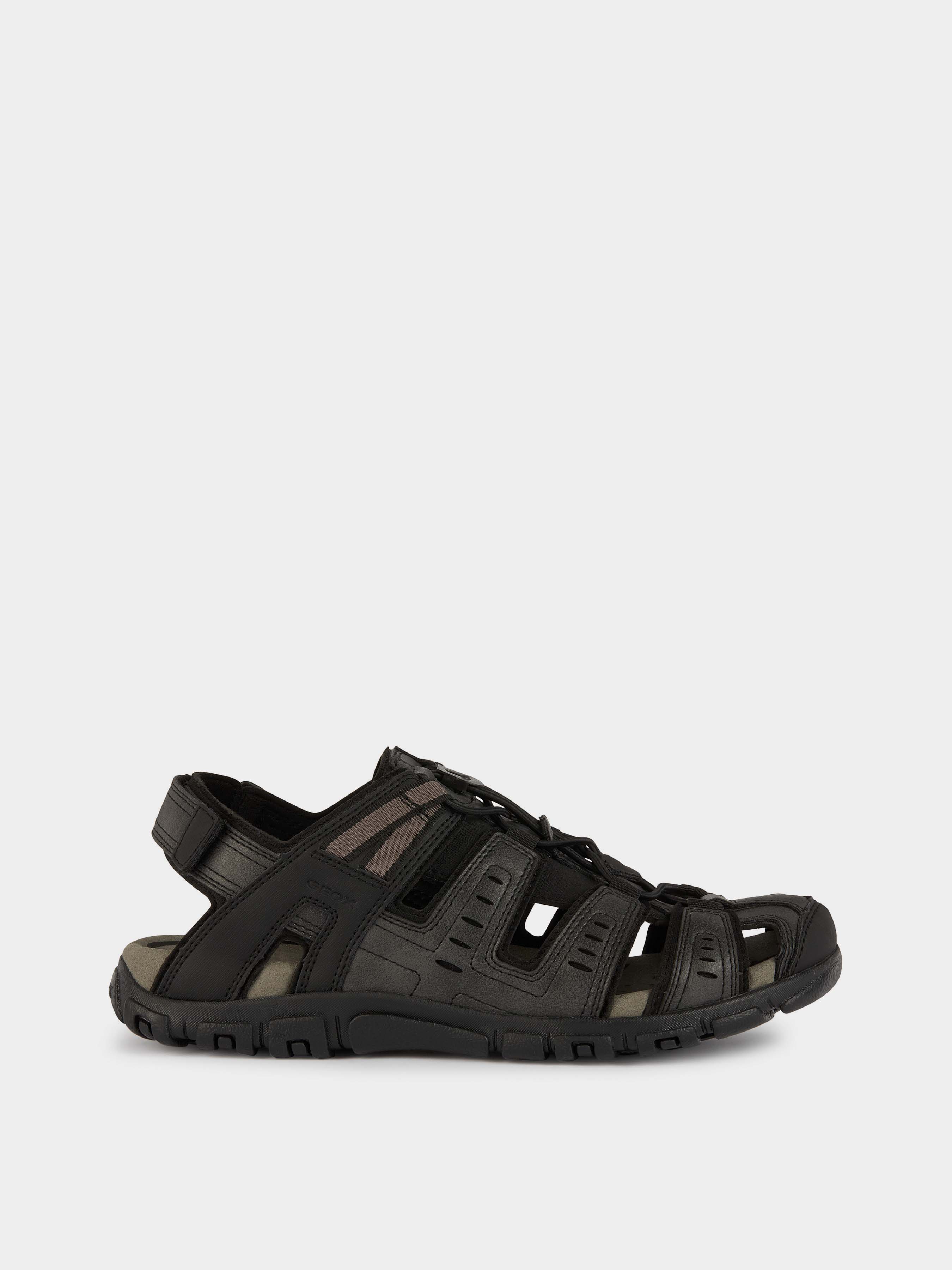 Чоловічі Сандалії Geox SANDAL STRADA (XM3744) колір чорний, матеріал поліуретан