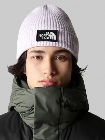 Шапка The North Face  Logo Box Cuffed Beanie модель NF0A3FJX6S11 — фото 3 - INTERTOP