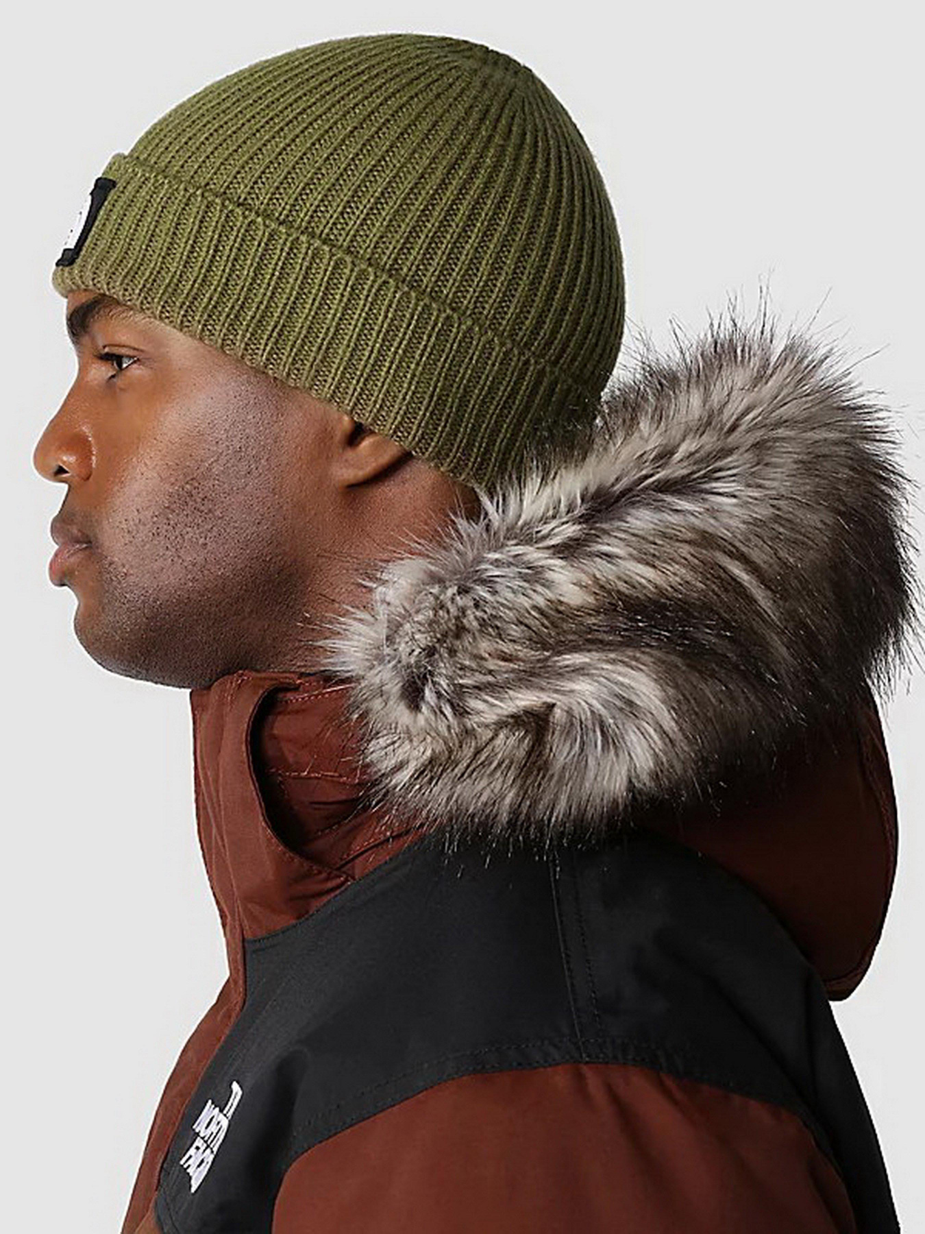 Шапка The North Face  Logo Box Cuffed Beanie модель NF0A3FJX37U1 Фото