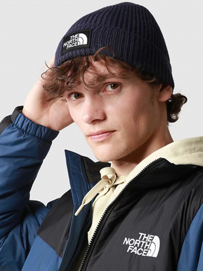Шапка The North Face Logo Box Cuffed Beanie модель NF0A3FJX8K21 — фото 3 - INTERTOP
