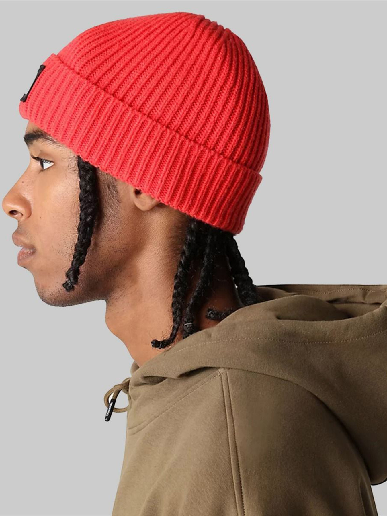 Шапка The North Face Logo Box Cuffed Beanie модель NF0A3FJX6821 Фото