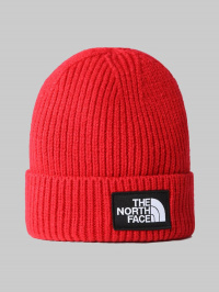 Червоний - Шапка The North Face Logo Box Cuffed Beanie