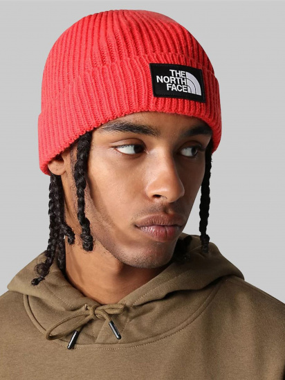 Шапка The North Face Logo Box Cuffed Beanie модель NF0A3FJX6821 — фото 3 - INTERTOP