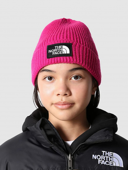 Шапка The North Face Kids Box Logo Cuffed Beanie модель NF0A7WGC1461 — фото 3 - INTERTOP