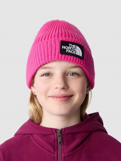 Шапка The North Face Kids Box Logo Cuffed Beanie модель NF0A7WGCWUG1 — фото 4 - INTERTOP