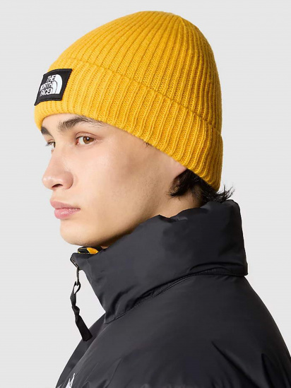 Шапка The North Face Logo Box Cuffed Beanie модель NF0A3FJX56P1 — фото 4 - INTERTOP