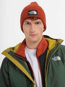 Шапка The North Face Logo Box Pom модель NF0A3FN3UBC1 Шапка The North Face Logo Box Pom модель NF0A3FN3UBC1 Фото