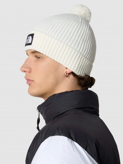 Шапка The North Face Logo Box Pom Beanie модель NF0A3FN3N3N1 — фото - INTERTOP