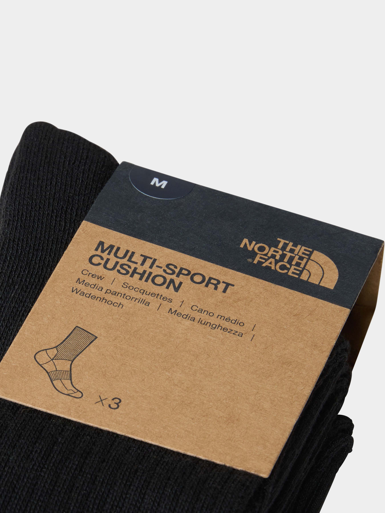 Набір шкарпеток The North Face Multi Sport Cush Crew Sock 3p модель NF0A882HJK31 Фото