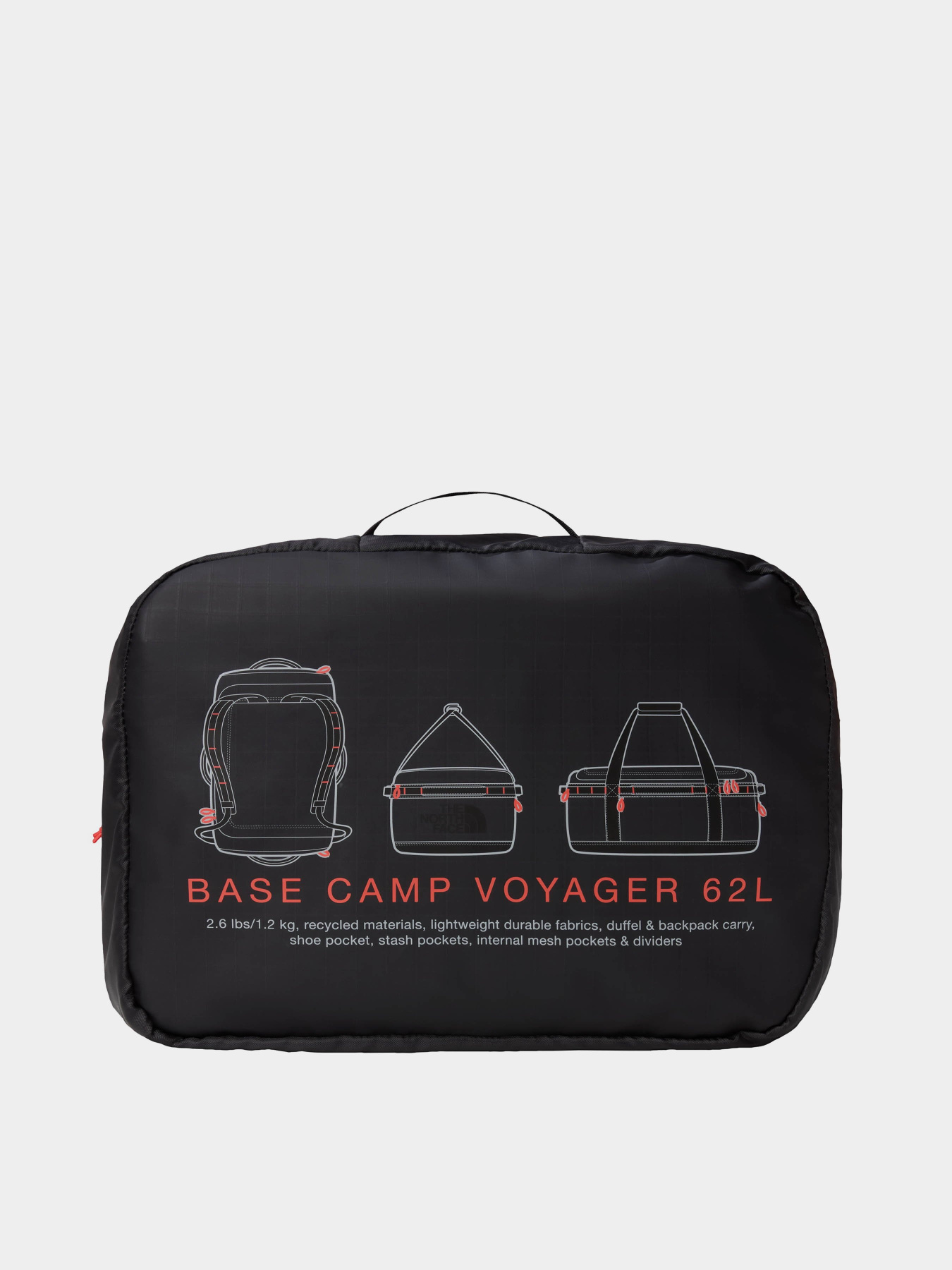 Сумка The North Face Base Camp Voyager Duffel 62l модель NF0A52S3QN21 Фото