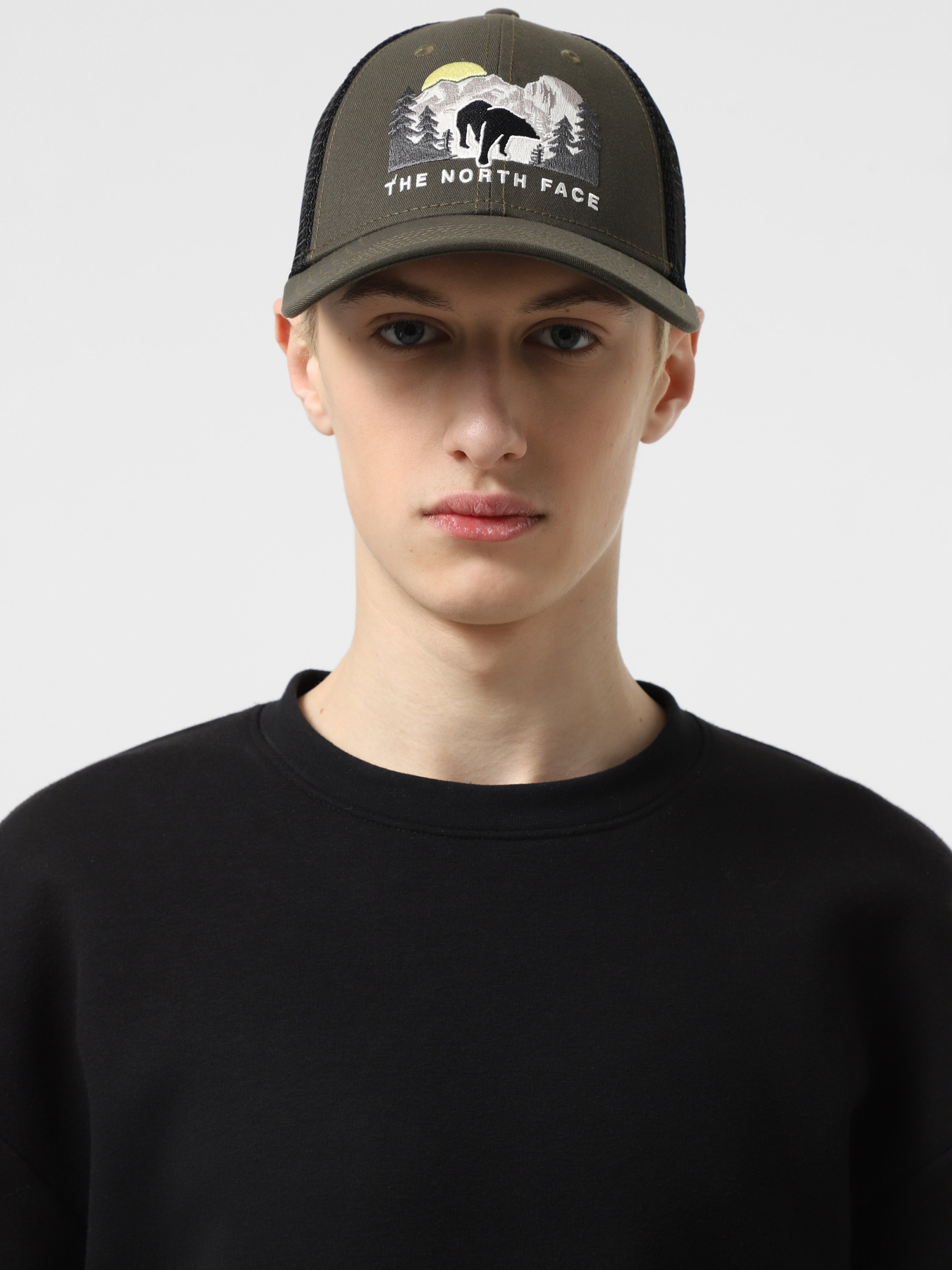 Кепка The North Face Embroidered Mudder Trucker модель NF0A7WH3YHO1 Фото