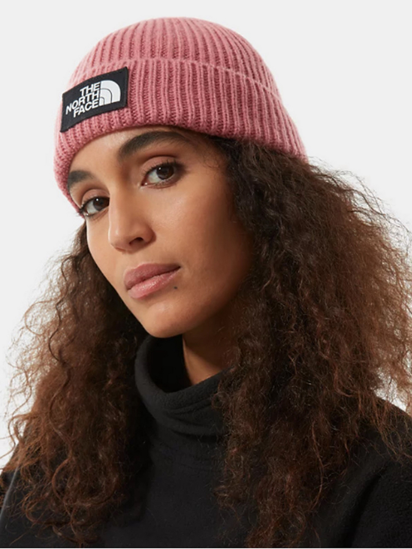 Шапка The North Face Logo Box Cuffed модель NF0A3FJXRN21 Фото