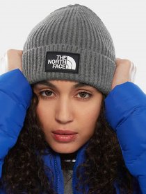 Шапка The North Face Logo Box Cuffed модель NF0A3FJXDYY1 Фото
