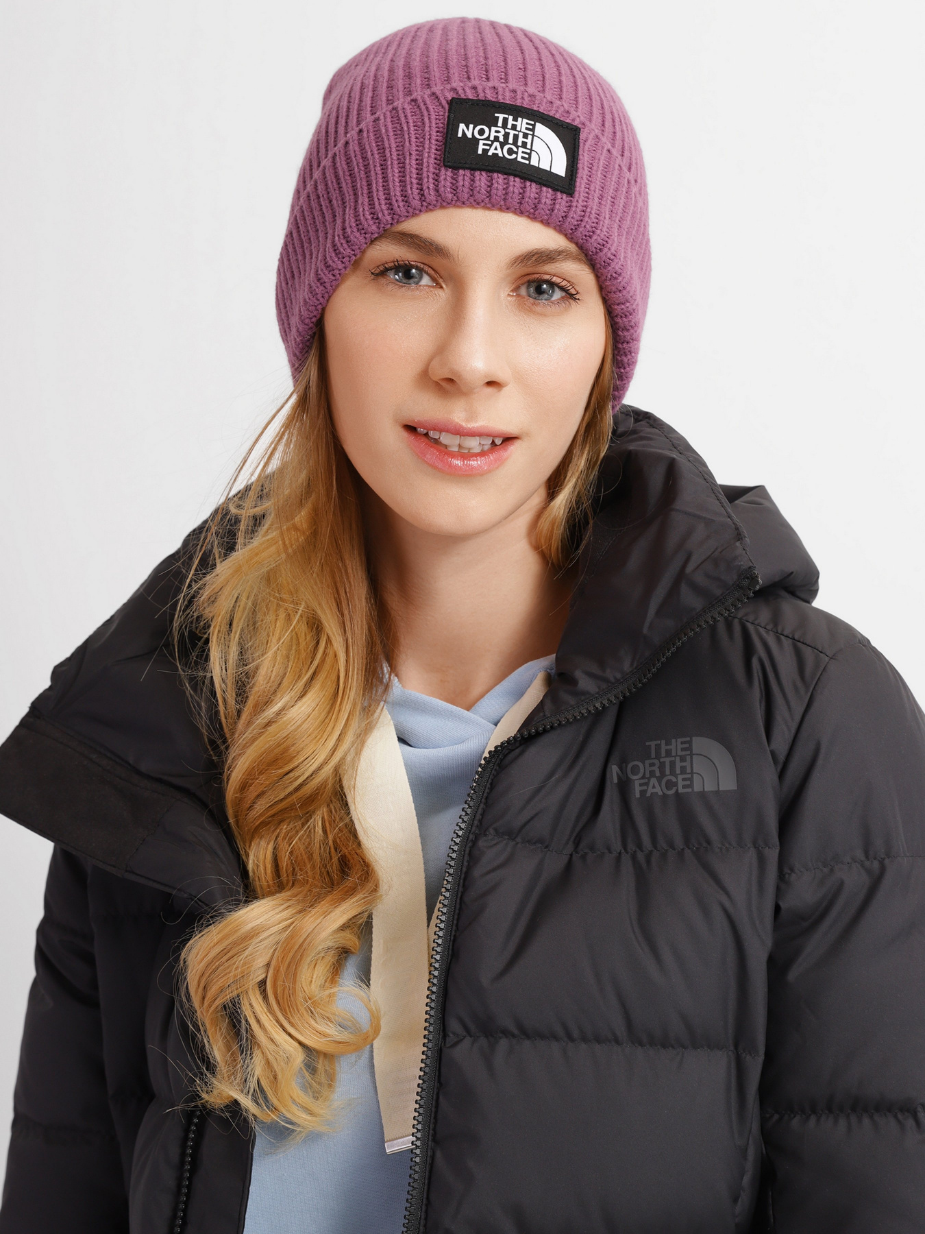 Шапка The North Face Logo Box Cuffed Beanie модель NF0A3FJX0H51 Фото