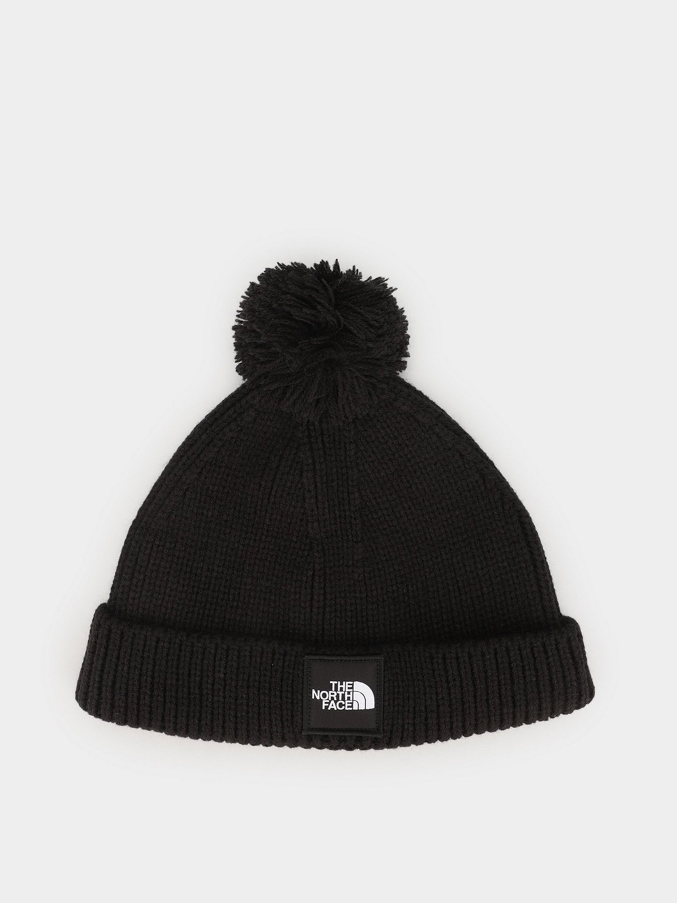Шапка The North Face Littles Box Logo Pom Beanie модель NF0A4VSLJK31 Фото
