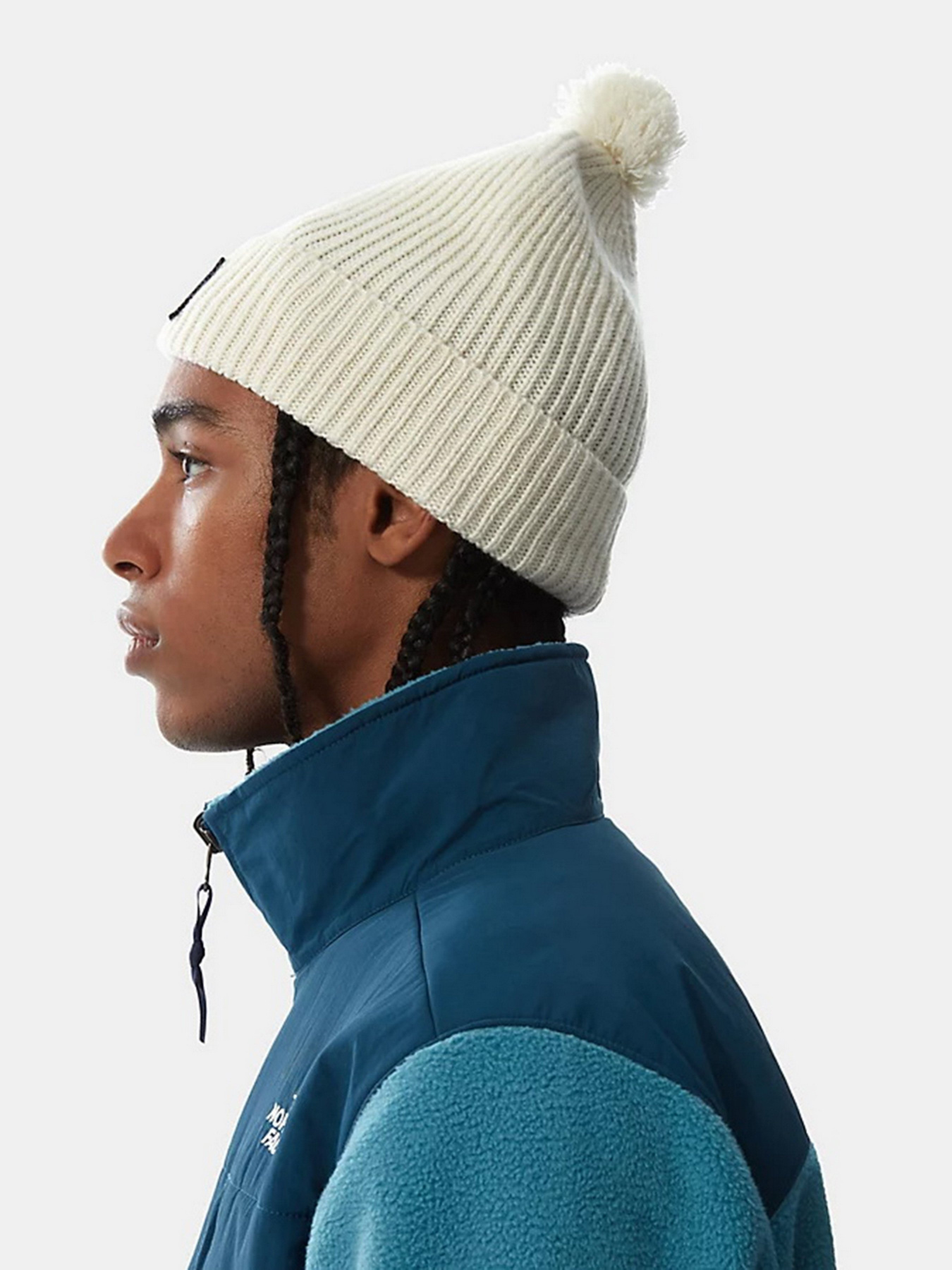 Шапка The North Face Logo Box Pom Beanie модель NF0A3FN311P1 Фото