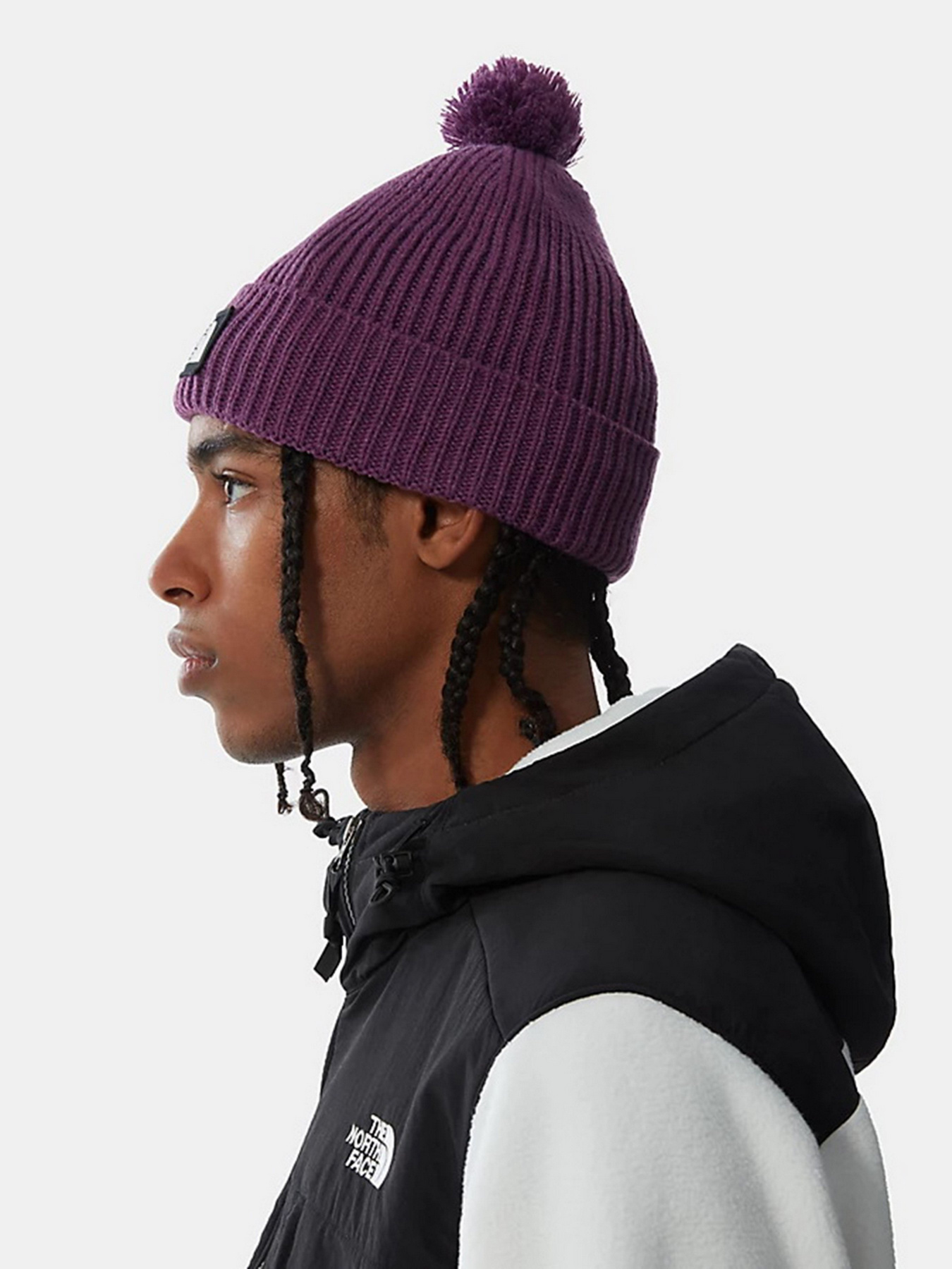 Шапка The North Face Logo Box Pom Beanie модель NF0A3FN30H51 Фото