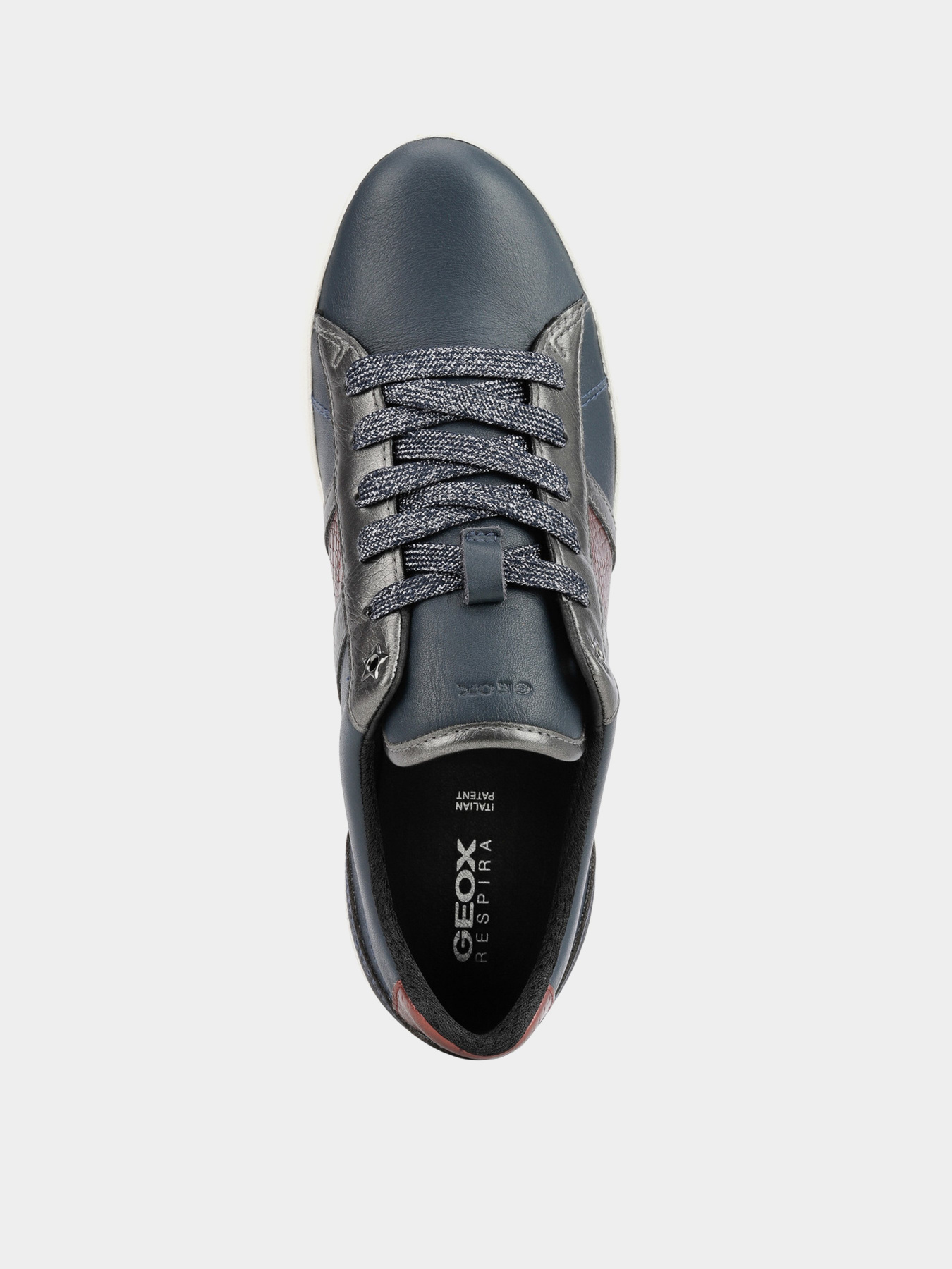 Кеды низкие Geox Blomiee модель D166HA-085BN-CF41G Фото