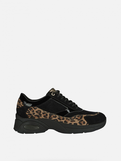 Кроссовки Geox Black And Tobacco модель D94FGA-02207-C9BR6 Фото