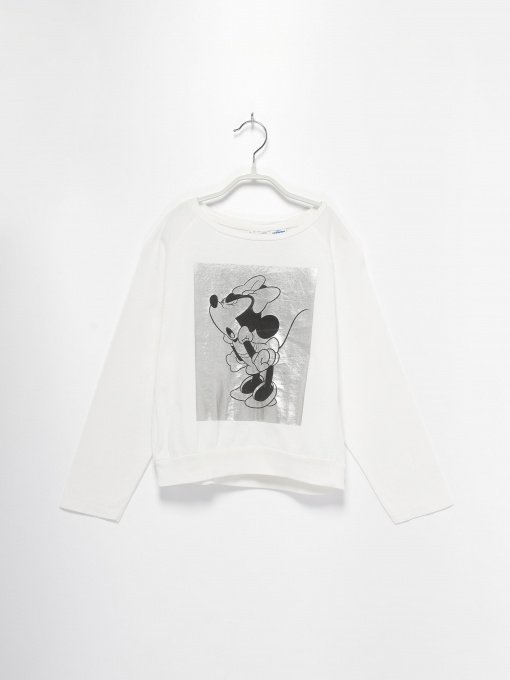 Лонгслив ZARA модель 1165/761/251_білий комб. Фото