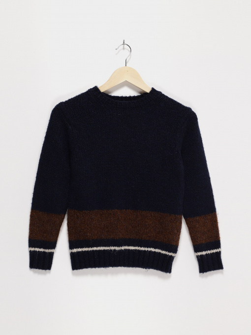 Джемпер ZARA модель 1473/661/401_т.синій комб. Фото