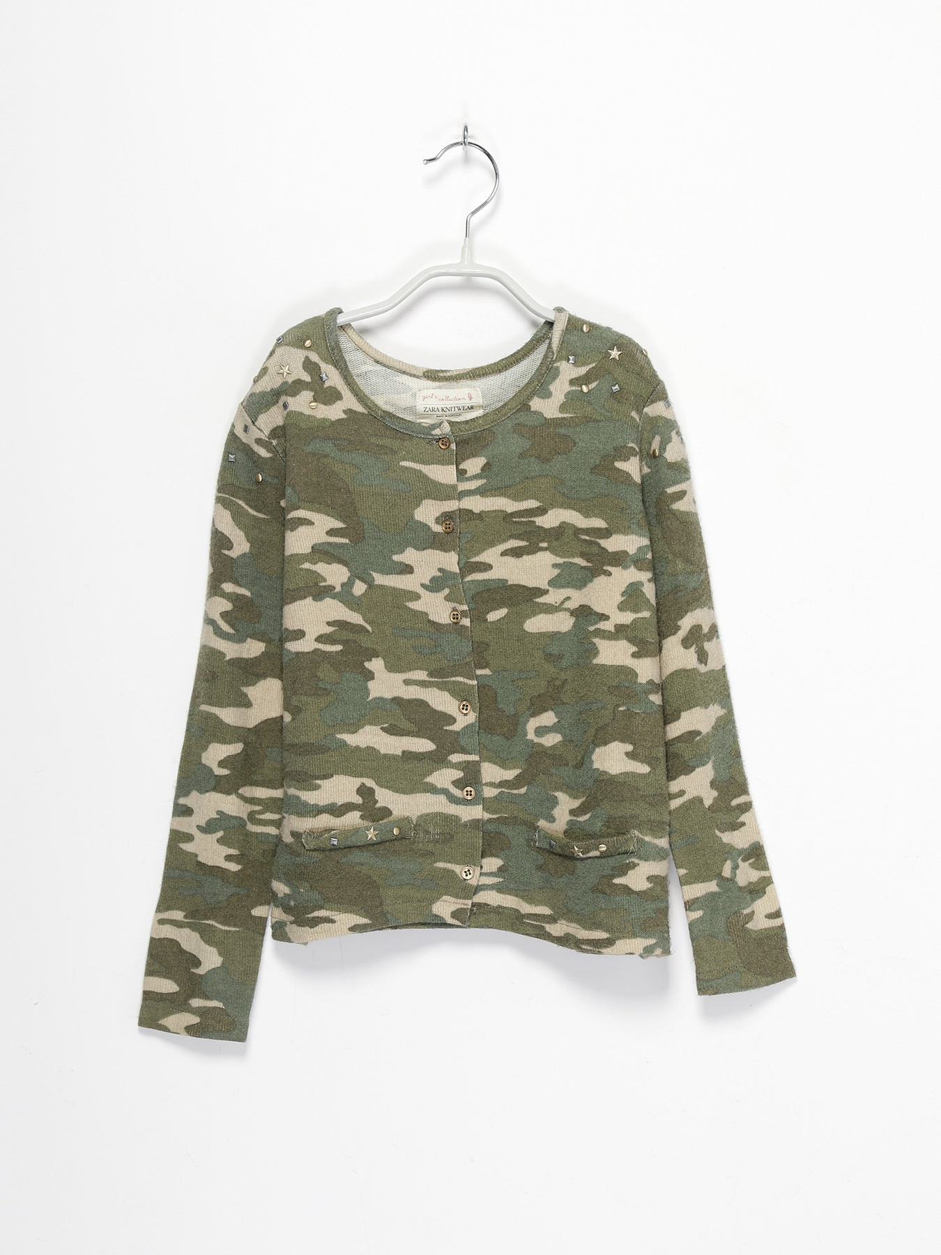 Кардиган ZARA модель 3251/701/505_хакі комб. Фото