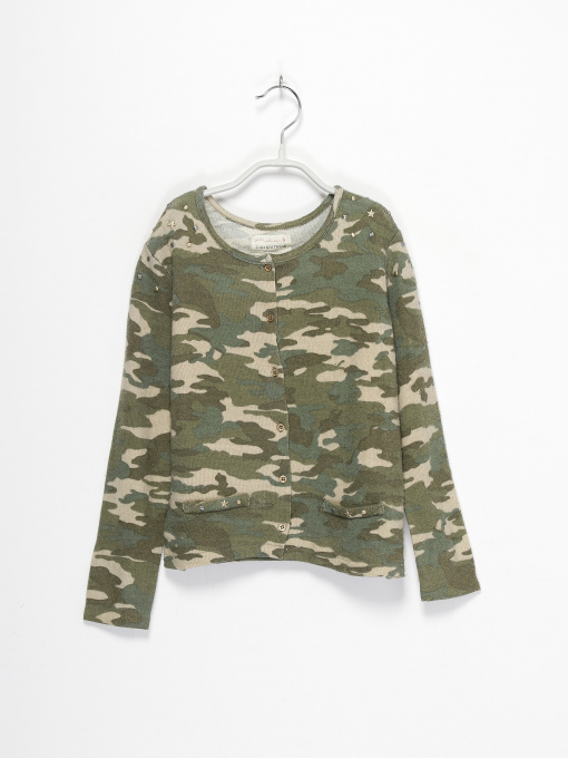 Кардиган ZARA модель 3251/701/505_хакі комб. Фото