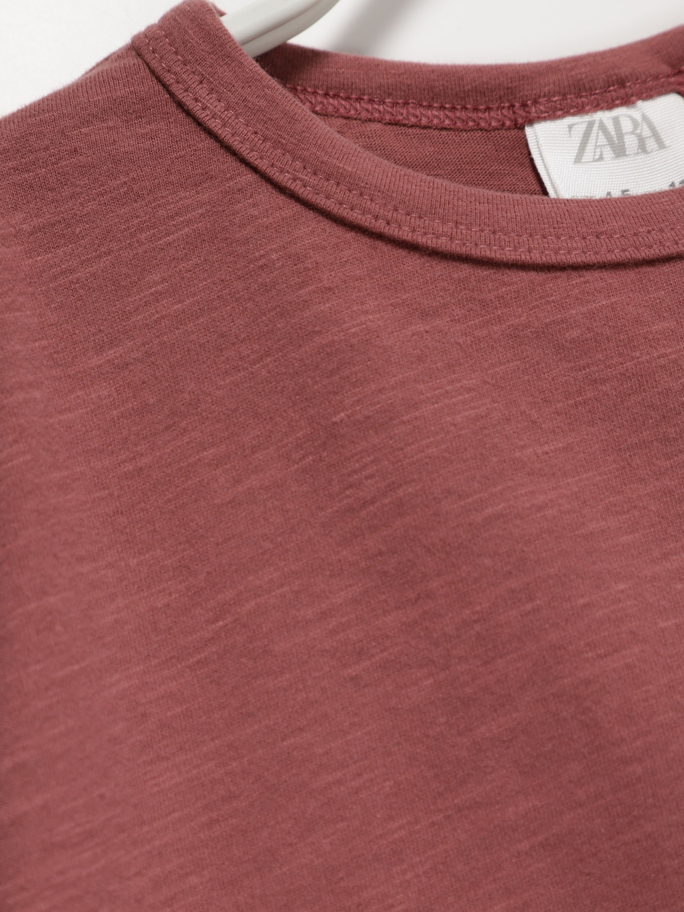 Лонгслів ZARA модель 3402/310/620_т.рожевий Фото