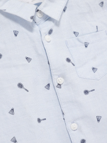 Блуза ZARA модель 8574/501/427_синій комб. Фото