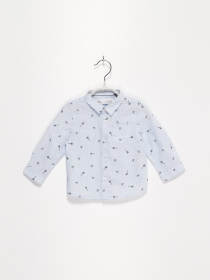 Блуза ZARA модель 8574/501/427_синій комб. Фото