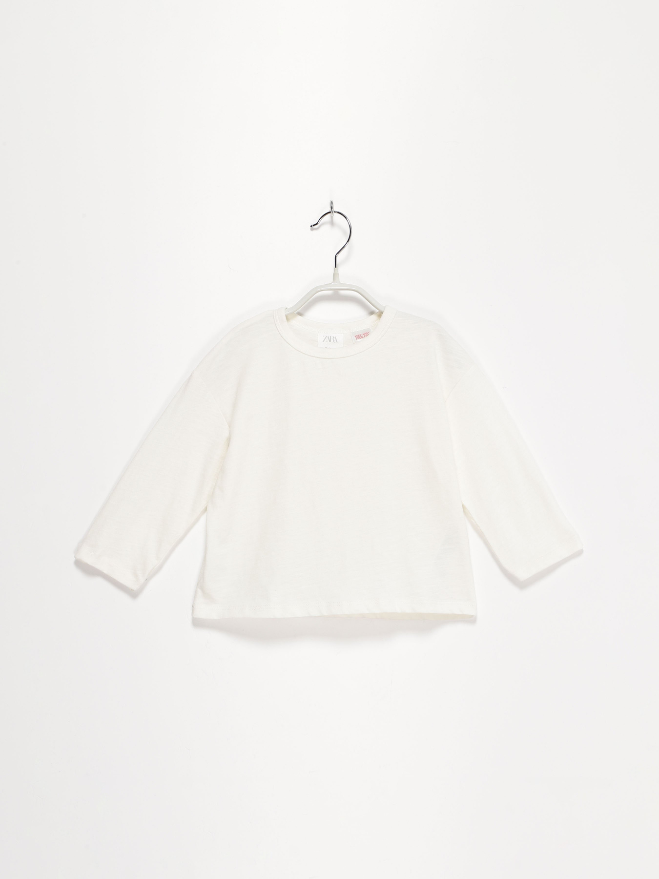 Лонгслив ZARA модель 3402/311/629_білий Фото