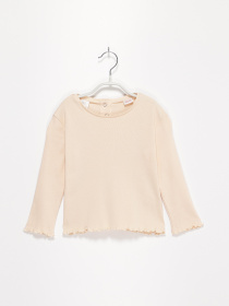 Лонгслів ZARA модель 3402/316/251_с.бежевий Фото