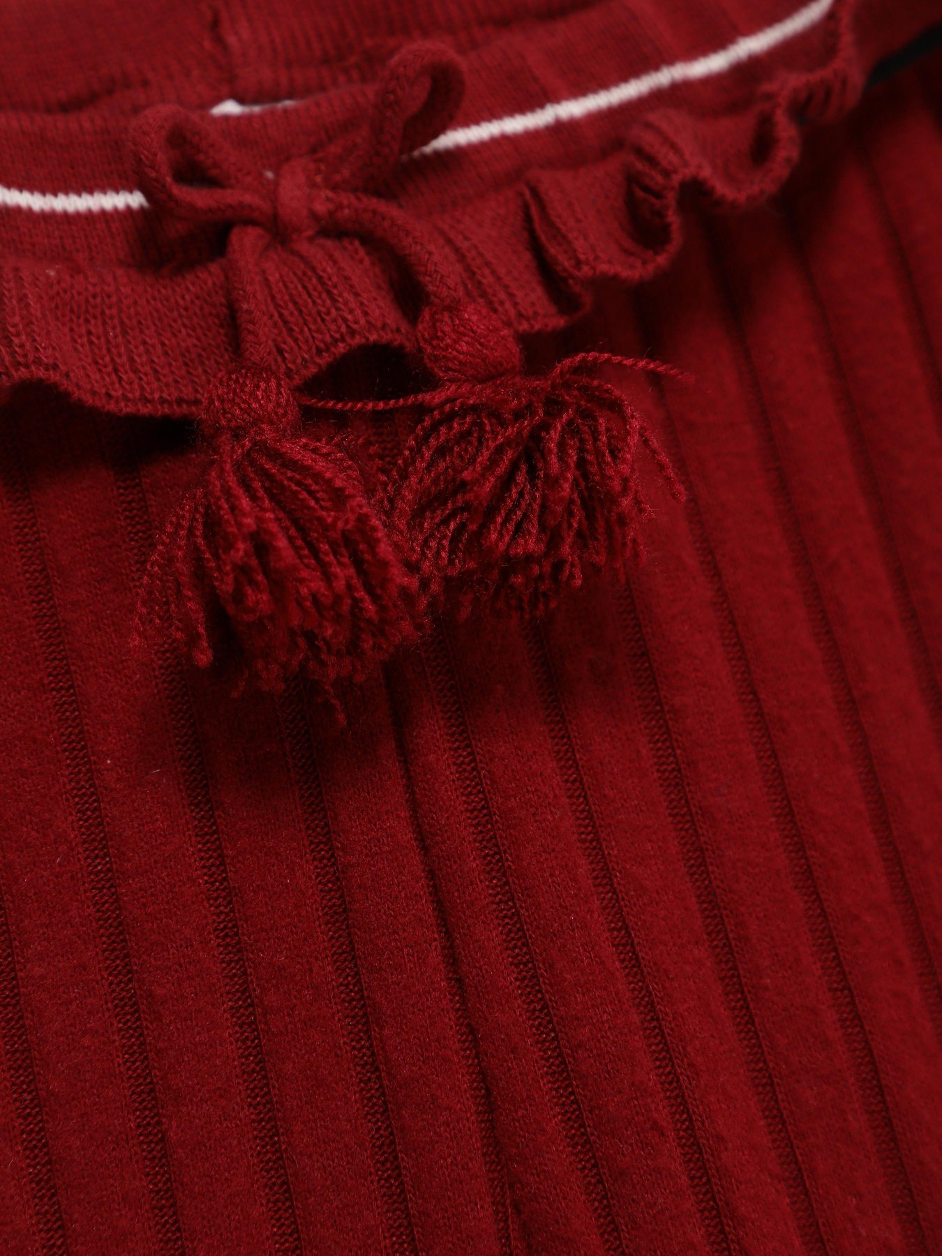 Брюки повседневные ZARA модель 3905/546/6710_бордовий Фото