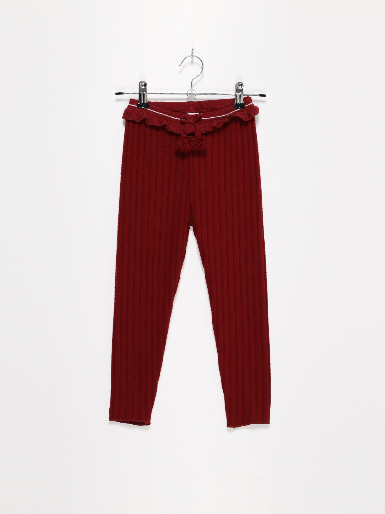 Брюки повседневные ZARA модель 3905/546/6710_бордовий Фото