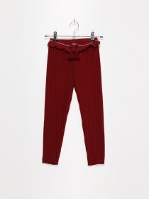 Брюки повседневные ZARA модель 3905/546/6710_бордовий Фото