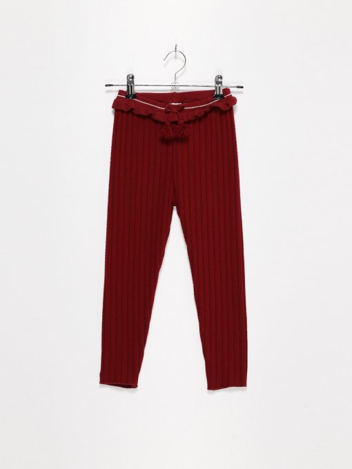 Брюки повседневные ZARA модель 3905/546/6710_бордовий Фото