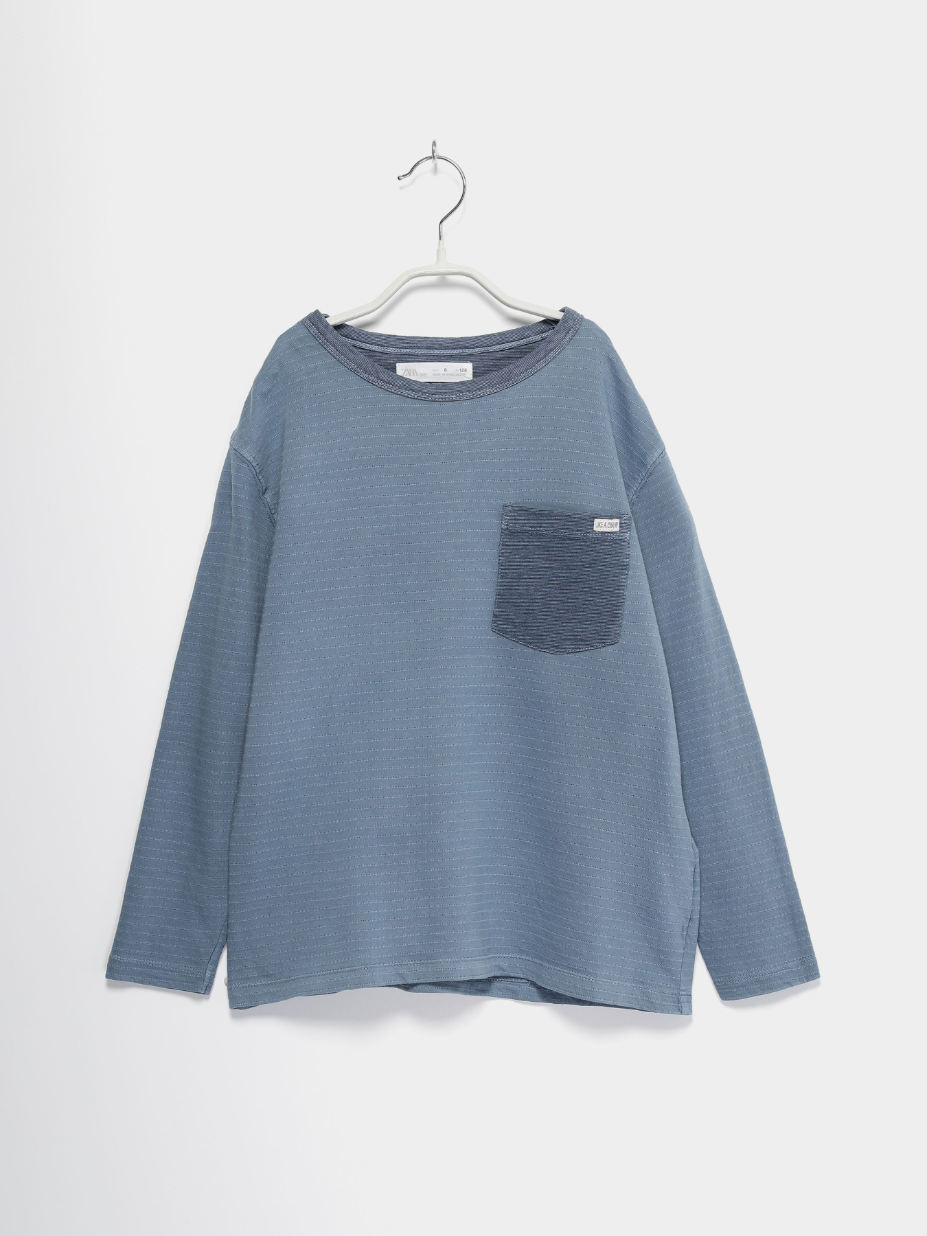 Лонгслив ZARA модель 4873/784/428_синій Фото