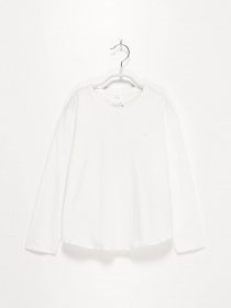 Лонгслив ZARA модель 5048/116/251_білий Фото