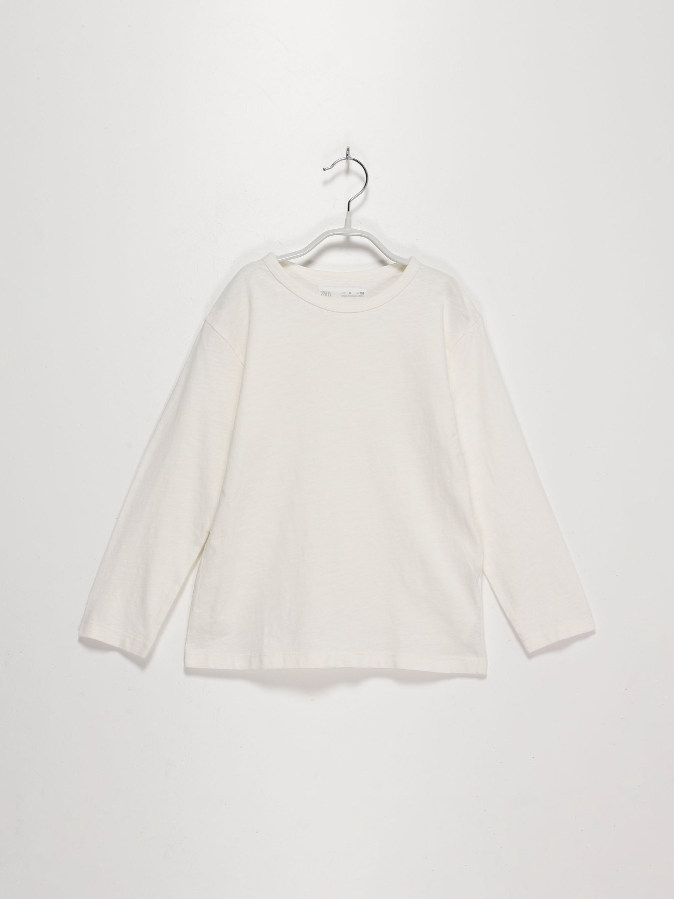 Лонгслів ZARA модель 5048/765/003_білий Фото