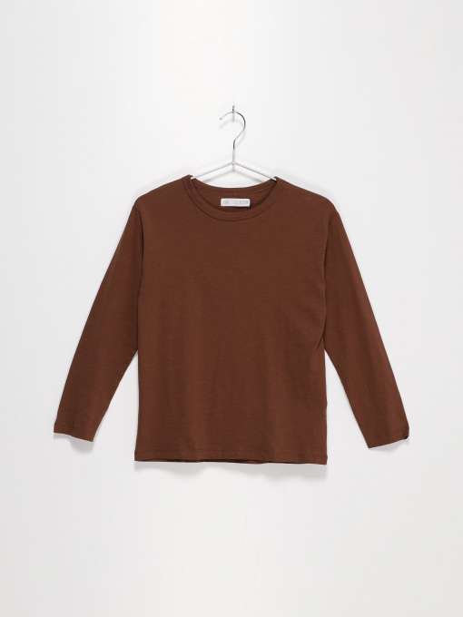 Лонгслів ZARA модель 5048/765/003_коричневий Фото