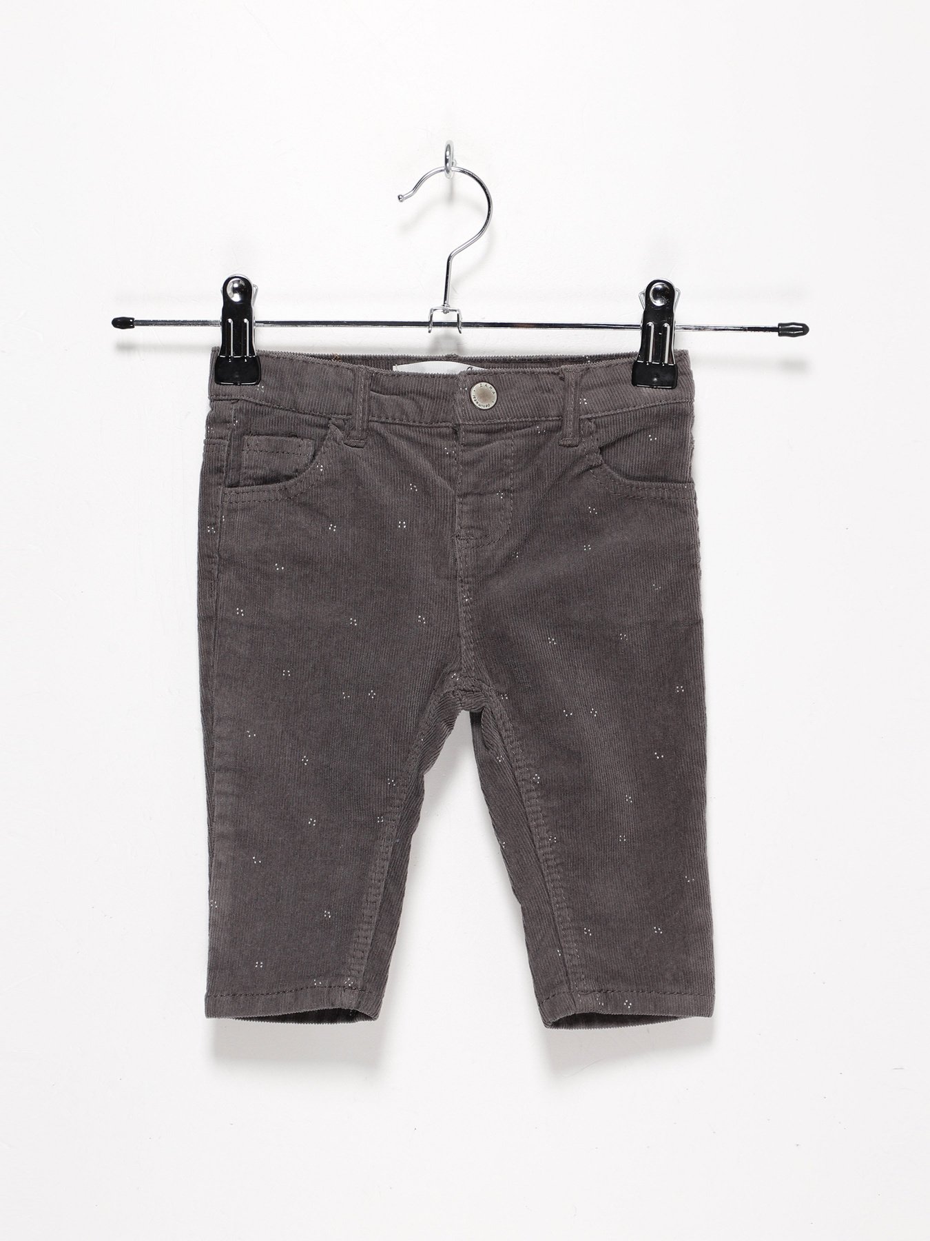 Брюки повседневные ZARA модель 5052/607/802_т.сірий комб. Фото